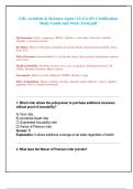 Life&comma; Accident & Sickness Agent &lpar;12-GA-05&rpar; Certification  Study Guide and Mock Tests&vert; pdf 