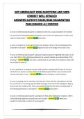 VATI GREENLIGHT 2026&vert;QUESTIONS AND 100&percnt; CORRECT WELL DETAILED ANSWERS&vert;LATEST&excl;&excl;&excl;&excl;&excl;2025&sol;2026&vert;GUARANTEED PASS&vert;GRADED A&plus;&vert;VERIFIED