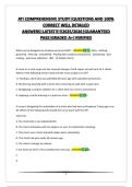 ATI COMPREHENSIVE STUDY&vert;QUESTIONS AND 100&percnt; CORRECT WELL DETAILED ANSWERS&vert;LATEST&excl;&excl;&excl;&excl;&excl;2025&sol;2026&vert;GUARANTEED PASS&vert;GRADED A&plus;&vert;VERIFIED
