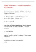 MNGT 4800 exam 1 &ndash; Hopkins questions with answers