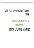 Bidding Tools&comma; Platforms & Assessments &ndash; Freelancing Skills Guide &vert; Fiverr & Upwork &vert; Training Material