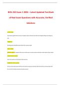 BIOL 252 Exam 1 2026 &ndash; Latest Updated Test Bank of Real Exam Questions with Accurate&comma; Verified Solutions