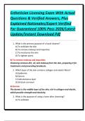 Esthetician Licensing Exam With Actual Questions & Verified Answers&comma; Plus Explained Rationales&sol;Expert Verified For Guaranteed 100&percnt; Pass 2026&sol;Latest Update&sol;Instant Download Pdf