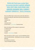 BUSA 245 final exam review Quiz 1&comma;2&comma;3&comma;4&comma;5&comma;6&comma;7&comma;8&comma;9&comma;10&comma;11 &lpar;LATEST UPDATE 2026-2027&rpar; REAL QUESTIONS AND VERIFIED ANSWERS 100&percnt; CORRECT ALREADY &lbrace;GRADE A&rcub; - DeVry University
