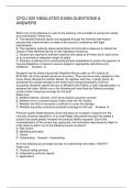 CPCU 520 SIMULATED EXAM QUESTIONS & ANSWERS