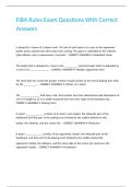 FIBA Rules Exam Questions With Correct Answers&period;