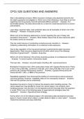 CPCU 520 QUESTIONS AND ANSWERS
