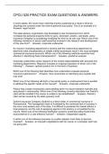 CPCU 520 PRACTICE EXAM QUESTIONS & ANSWERS
