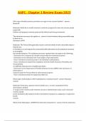 AAPC - Chapter 1 Review Exam 2025 