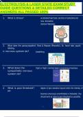 ELECTROLYSIS & LASER STATE EXAM STUDY GUIDE QUESTIONS & DETAILED CORRECT ANSWERS ALL PASSED 100&percnt;