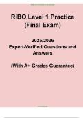RIBO Level 1 Practice Exam Questions &lpar;2025 Licensing Prep&rpar;