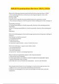 AHLEI Examination Review 2025&sol;2026 