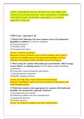 CDDN CERTIFIED DEVELOPMENTAL DISABILITIES NURSE EXAM QUESTIONS AND ANSWERS &vert; VERIFIED AND DETAILED ANSWERS &vert; GRADED A&plus; &vert; LATEST 2026&sol;2027 UPDATE&period;