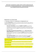2026-2027 Comprehensive Study Guide on D352 employment and labor law Key Concepts and Protections &plus; actual extracted questions in every module Western Governors University