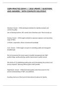 CQPA PRACTICE EXAM 1 &vert; 2026 UPDATE &vert; QUESTIONS AND ANSWERS &vert; WITH COMPLETE SOLUTION&excl;&excl;