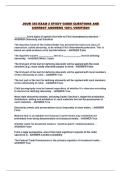 JOUR 303 EXAM 2 STUDY GUIDE QUESTIONS AND CORRECT ANSWERS 100&percnt; VERIFIED&excl;&excl;