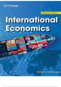 TEST BANK FOR International Economics 19th Edition by Robert Carbaugh ISBN&colon;978-8214041606 COMPLETE GUIDE ALL CHAPTERS COVERED 100&percnt; VERIFIED A&plus; GRADE ASSURED&excl;&excl;&excl;&excl;&excl;NEW LATEST UPDATE&excl;&excl;&excl;&excl;
