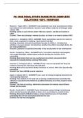PS 145E FINAL STUDY GUIDE WITH COMPLETE SOLUTIONS 100&percnt; VERIFIED&excl;&excl;