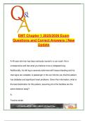 EMT Chapter 1 Review 2025&sol;2026 &vert; EMSP 1501 &vert; 60&plus; Exam Questions &vert; EMS Systems&comma; Roles&comma; Medical Direction