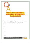 EMT Chapter 3 &vert; 2025&sol;2026 &vert; Verified Exam Questions and Answers &vert; Complete Legal & Ethical Scenarios Practice