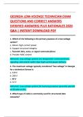 Georgia Low-Voltage Technician Exam &vert; Verified Questions & Answers &vert; 2026&sol;2027 Latest Version
