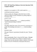 PSYC 387 Final Prep Athabasca University Questions With Complete Solutions