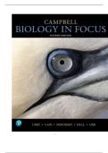 TEST BANK FOR Campbell Biology in Focus&comma; 4th edition by Urry&comma; Cain&comma; Minorsky ISBN&colon; 978-0138225216 COMPLETE GUIDE ALL CHAPTERS COVERED 100&percnt; VERIFIED A&plus; GRADE ASSURED&excl;&excl;&excl;&excl;&excl;&excl;NEW LATEST UPDATE&excl;&excl;&excl;&excl;
