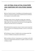 ACC 221 FINAL EXAM ACTUAL EXAM PAPER 2026 QUESTIONS WITH SOLUTIONS GRADED A&plus;