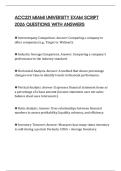 ACC221 MIAMI UNIVERSITY EXAM SCRIPT 2026 QUESTIONS WITH ANSWER