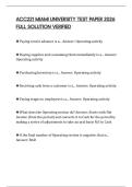 ACC221 MIAMI UNIVERSITY TEST PAPER 2026 FULL SOLUTION VERIFIED