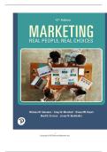 TEST BANK FOR Marketing&colon; Real People&comma; Real Choices 12th edition by Michael Solomon&comma; Greg Marshall&comma; Elnora Stuart ISBN&colon; 978-0138116118 COMPLETE GUIDE ALL CHAPTERS COVERED 100&percnt; VERIFIED A&plus; GRADE ASSURED&excl;&excl;&excl;&excl;&excl;NEW LATEST UPDATE&excl;&excl;&excl;&excl;&excl;