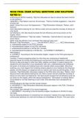 NCOA FINAL EXAM ACTUAL QUESTIONS AND SOLUTIONS RATED A&plus;