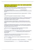 INDUSTRIAL MAINTENANCE 2026 TEST PAPER QUESTIONS AND SOLUTIONS RATED A&plus;