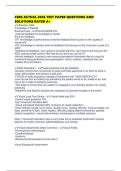 CSRS ACTUAL 2026 TEST PAPER QUESTIONS AND SOLUTIONS RATED A&plus;