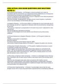 CSRS ACTUAL 2026 EXAM QUESTIONS AND SOLUTIONS RATED A&plus;
