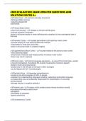 CSRS EVALUATION EXAM UPDATED QUESTIONS AND SOLUTIONS RATED A&plus;