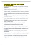 CSRS UPDATED EXAM SCRIPT QUESTIONS AND SOLUTIONS RATED A&plus;