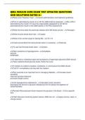 QMA INSULIN CORE EXAM TEST UPDATED QUESTIONS AND SOLUTIONS RATED A&plus;