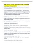 QMA INSULIN ACTUAL 2026 STUDY GUIDE QUESTIONS AND SOLUTIONS RATED A&plus;