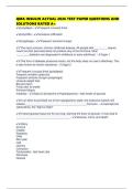 QMA INSULIN ACTUAL 2026 TEST PAPER QUESTIONS AND SOLUTIONS RATED A&plus;
