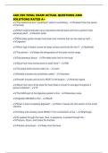 4A0 CDC FINAL EXAM ACTUAL QUESTIONS AND SOLUTIONS RATED A&plus;