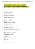AMT2 ACTUAL EXAM 100&percnt; CORRECT QUESTIONS WITH SOLUTIONS GRADED A&plus;