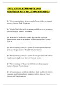 AMT2 ACTUAL EXAM PAPER 2026 QUESTIONS WITH SOLUTIONS GRADED A&plus;