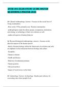 ANTH 202 EXAM STUDY GUIDE SOLVED QUESTIONS UPDATED 2026
