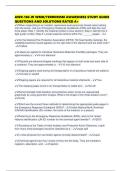 AWR-160-W WMD&sol;TERRORISM AWARENESS STUDY GUIDE QUESTIONS AND SOLUTIONS RATED A&plus;