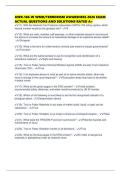 AWR-160-W WMD&sol;TERRORISM AWARENESS 2026 EXAM ACTUAL QUESTIONS AND SOLUTIONS RATED A&plus;