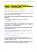AWR-160-W WMD&sol;TERRORISM AWARENESS FOR EMERGENCY RESPONDERS ACTUAL FINAL EXAM UPDATED QUESTIONS AND SOLUTIONS RATED A&plus;