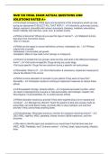 NUR 138 FINAL EXAM ACTUAL QUESTIONS AND SOLUTIONS RATED A&plus;