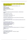 PMT 108 WATER ACTUAL STUDY GUIDE QUESTIONS AND SOLUTIONS RATED A&plus;