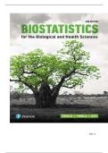 TEST BANK FOR Biostatistics for the Biological and Health Sciences 2nd Edition by Marc Triola&comma; Mario Triola&comma; Jason Roy ISBN&colon; 978-0134039015 COMPLETE GUIDE ALL CHAPTERS COVERED 100&percnt; VERIFIED A&plus; GRADE ASSURED&excl;&excl;&excl;&excl;&excl;NEW LATEST UPDATE&excl;&excl;&excl;&excl;&excl;